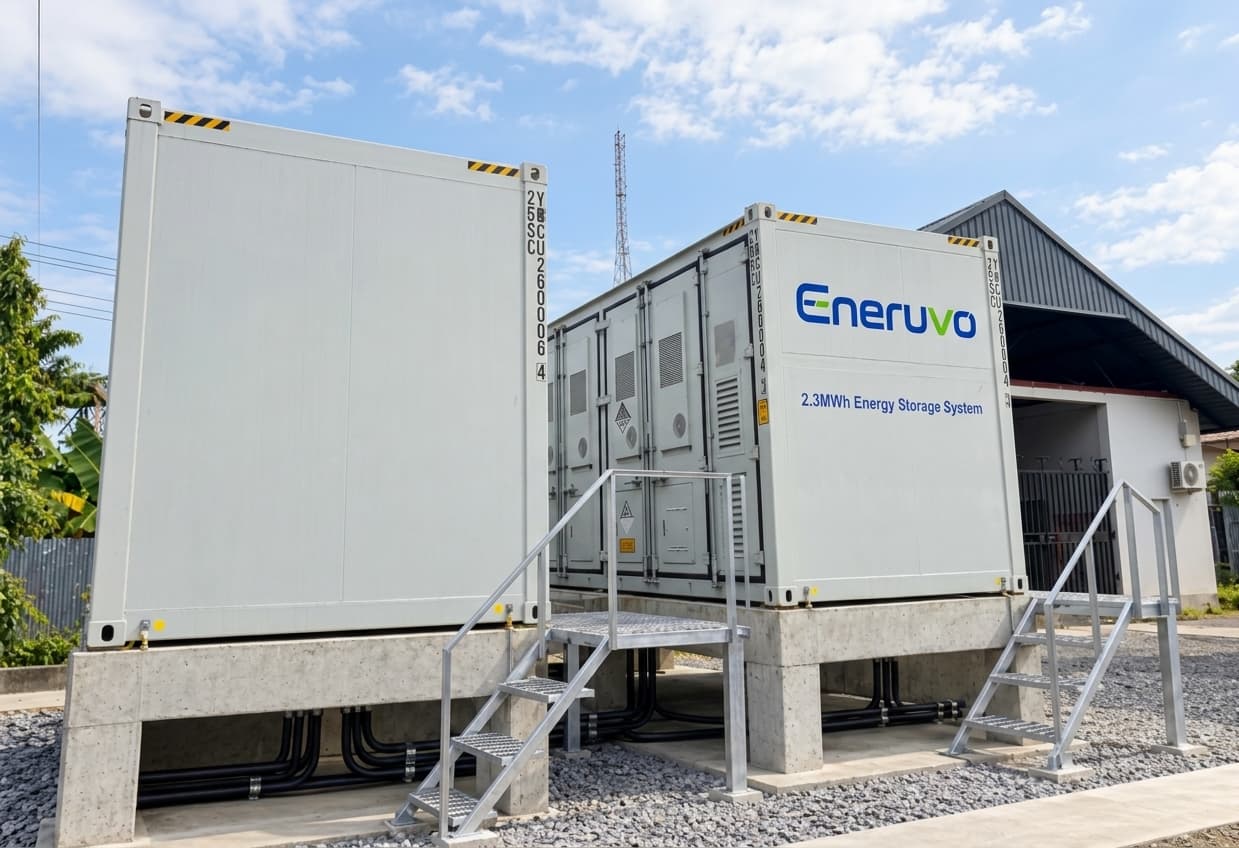 off grid commerical energy storage system container